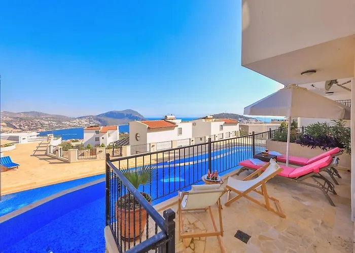 公寓 Esma Full Sea View Kalkan 卡斯